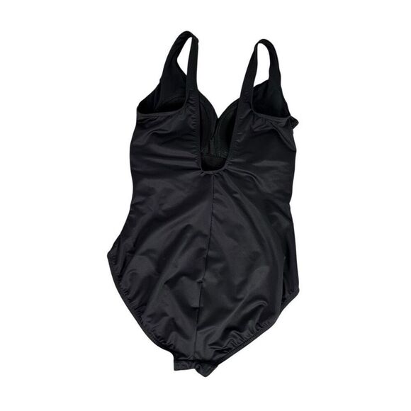 Miraclesuit One Piece Twister Black size 12 - Picture 4 of 10